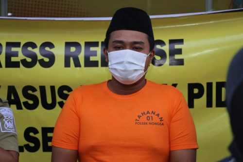 Pelaku Tindak Pidana Curas Seorang Laki Laki Dewasa Dengan Inisial MA diringkus Polsek Nongsa Batam