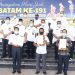Wakil Wali Kota Batam, Amsakar Achmad memimpin pertemuan dengan kepala sekolah dan guru hinterland di panggung utama Dataran Engku Putri, Batamcenter, Rabu (23/12/2020).