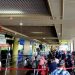 Suasana keberangkatan penumapang di bandara Hang Nadim Batam (15/12/2020).  (Foto: Metrobatam)