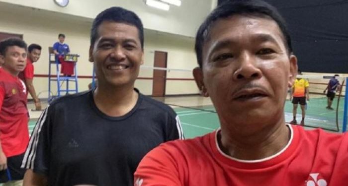 Kapolri Jenderal Idham Azis dan Kadiv Humas Polri, Irjen Argo Yuwono (baju Hitam)