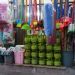 Tabung gas kosong elpiji 3 Kg diedarkan di toko Aneka Warna