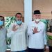 Dari kanan ke kiri Calon Gubernur Sumbar Mulyadi. Calon Gubernur Sumbar Mahyeldi, Calon Wakil Gubernur Sumbar Audy Joinaldy, Jubir Mahyeldi-Audy, Miko Kamal saat bersilaturahmi di Padang, Jumat. (antarasumbar/Istimewa)