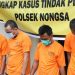 Empat Pelaku Curat Dibekuk Tim Reskrim Polsek Nongsa (16/12/2020)