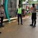Sejumlah personil Polda Kepri yang melakukan Operasi Aman Nusa II penanggulangan covid-19 Seligi 2020.