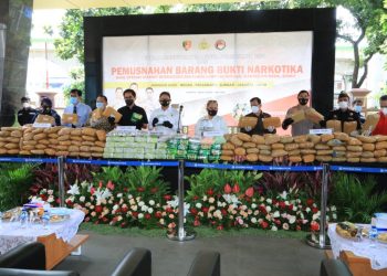 Wakabareskrim Polri Irjen Wahyu Hadiningrat menjelaskan, peredaran narkotika merupakan kategori kejahatan yang luar biasa.