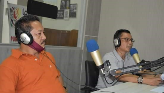 Kadiskominfo Kabupaten Tasikmalaya Drs. Rudi Sonjaya Saehuri, M.Pd. dan Sekdiskominfo Abdul Naseh, S.IP, M.Si. menjadi narasumber.