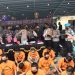 Kapolres OKU Timur AKBP Dalizon SH. MH di dampingi oleh Kasat Reskrim.