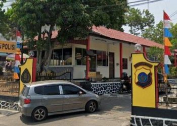 Kantor Polres Tanjungpinang tempat penahanan oknum PNS tersebut.