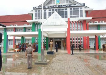 Kantor Pemerintah Kabupaten Kepulauan Anambas  di Tarempa. (Foto : Dokumentasi).