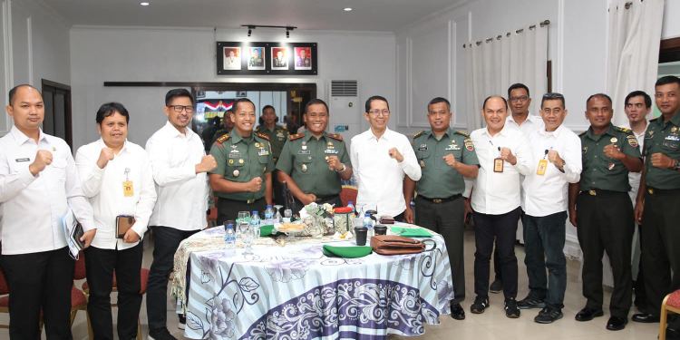 Amsakar usai Rapat Koordinasi Teknis (Rakornis) TMMD Ke -116 Tahun Anggaran 2023. (Foto : Media Center Batam)