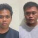 Dua Tersangka penyalur PMI, yaitu berinisial N (37) dan YA (37). (Foto : Ikhsan).