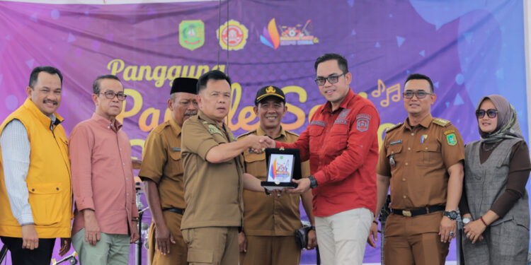 Plt Bupati Asmar Resmikan Parade Seni dan Expo Desa Bagan Melibur.