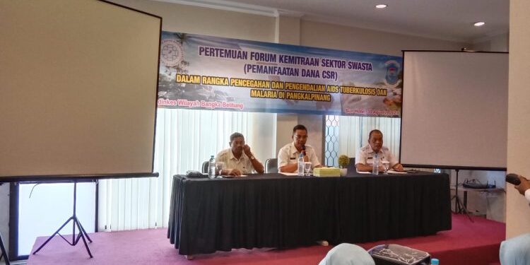 Sekda Mie Go Tekankan Kolaborasi Pemerintah Dan Swasta Terkait Pencegahan Serta Pengendalian Aids Tuberkulosis Malaria.