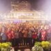Gala Dinner Pembukaan Rakornas KPI dan Harsiarnas Ke-90 di Houlos Phos Hotel, Bintan.