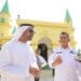 Duta Besar (Dubes) Uni Emirat Arab (UEA) untuk Indonesia dan ASEAN, Y.M Abdulla Salem Obaid Al Dhaheri berkunjung ke Pulau Penyengat.