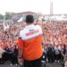 Kedatangan Bacapres Anies Baswedan di Palembang. (Foto : Dokumentasi).