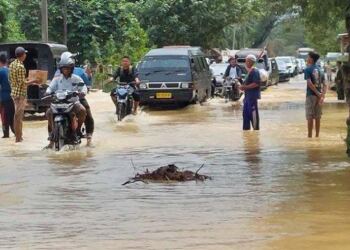 Banjir di Kabupaten Aceh Timur Makin Meluas. (Foto/Dokumentasi).