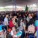 Penumpang memadati pelabuhan domistik di Batam. (Foto/Humas).