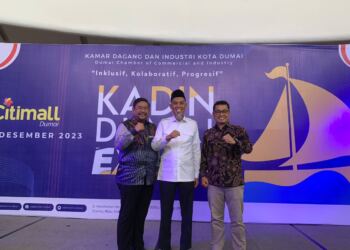 Wali Kota Dumai, H. Paisal, SKM MARS dan Konjen RI Sigit Suryantoro Widiyanto. (Foto/Pensosbud).