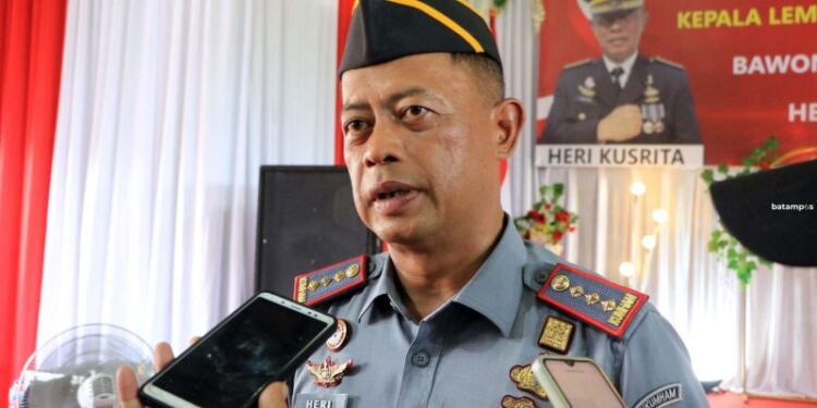 Kepala Lapas Kelas II A Batam, Heri Kusrita. (Foto/Dokumentasi).