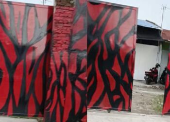 lokasi perjudian Kecamatan Medan Labuhan atau Pasar 7 Marelan. (Foto/Dokumentasi).