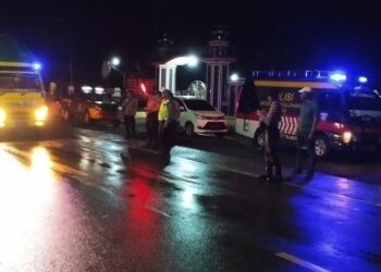 Polres Tulang Bawang Gelar Patroli dan Razia Perbatasan. (Foto/Maria).