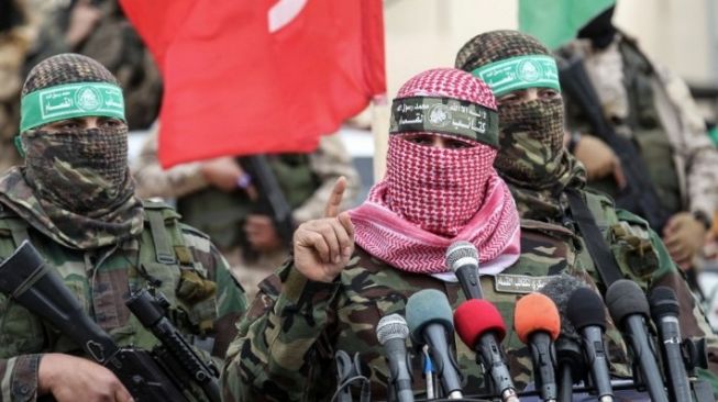 Juru bicara militer Brigade Al-Qassam, Abu Ubaidah. (Foto/Net).