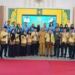 Plt Bupati Langkat H. Syah Afandin, SH menghadiri pelantikan. (Foto/Diskominfo).