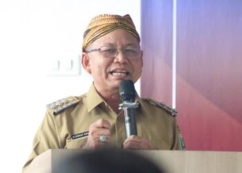 Bupati Lampung Timur,M.Dawam Rahardjo. (Foto/Nova saputra).