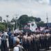 Ribuan Massa Dari Berbagai Organisasi dan Mahasiswa Melakukan Aksi Demontrasi. (Dokumentasi).