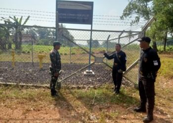 Kodim Lampung Timur melakukan Patroli pengamanan jalur Obvit. (Foto/Nova).