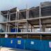 Pembangunan Gedung kantor BPJS TK Batam, Sekupang di Sagulung Terbengkalai. (Foto/Dokumentasi).