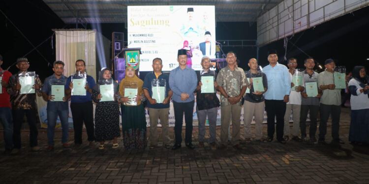 Wali Kota Batam Muhammad Rudi, menghadiri Halal Bihalal tingkat Kecamatan Sagulung. (Foto/Diskominfo).