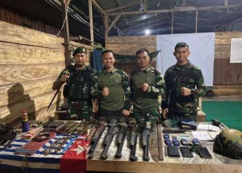 Aparat gabungan berhasil kuasai markas KKB di Paniai. (foto/net)