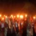 BKM dan PEMDES) Secanggang Gelar Pawai Obor Untuk Meriahkan Malam takbiran Idul Adha 1445 H. (Foto/Sofyan).
