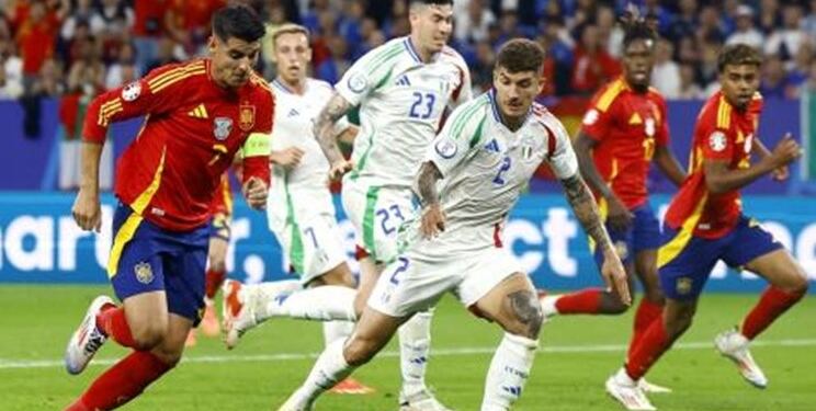 Italia Kalah 0-1 Dari Spanyol di Piala Eropa. (Foto/Net).