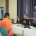 Tersangka Ing saat dimintai keterangan di Polres Pringsewu. (foto/net)