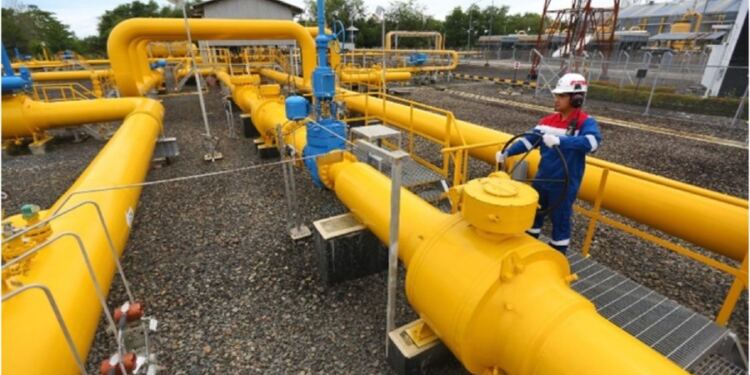 Ilustrasi jaringan pipa gas. (foto/net)
