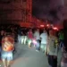Kebakaran di Pasar Pulau Payung kota Dumai. (foto/net)