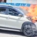 Penampakan mobil Suzuki XL7 yang terbakar di Batam (foto/net)