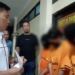 Para tersangka perdagangan manusia di Lampung. (foto/tribun)