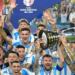 Para pemain Argentina yang keluar sebagai juara kampiun Copa America 2024. (Foto/Net).