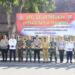 Wali Kota Binjai Drs. H. Amir Hamzah, M.AP menghadiri kegiatan Apel Gelar Pasukan. (Foto/Supriadi).
