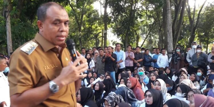 Pj Bupati Langkat Temui Ratusan Guru P3K yang Lulus 2023. (Foto/Diskominfo).