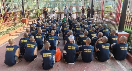 75 Napi Rutan Batam Dipindahkan ke Lapas Kelas IIA Batam. (Foto/Dokumentasi).