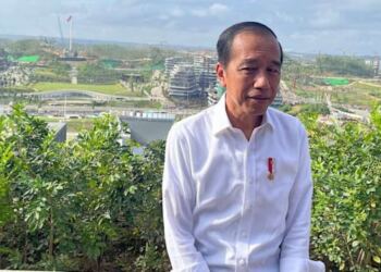 Ungkapan Jokowi Saat Pertama Kali Bermalam di Kantor Presiden IKN (foto/net)