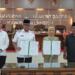 Pj. Bupati Langkat, H.M. Faisal Hasrimy, AP., M.AP., menghadiri Rapat Paripurna DPRD Kabupaten Langkat. (foto/Kominfo Langkat)