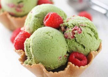 Matcha atau teh hijau yang diduga dapat membuat eskrim tahan lama