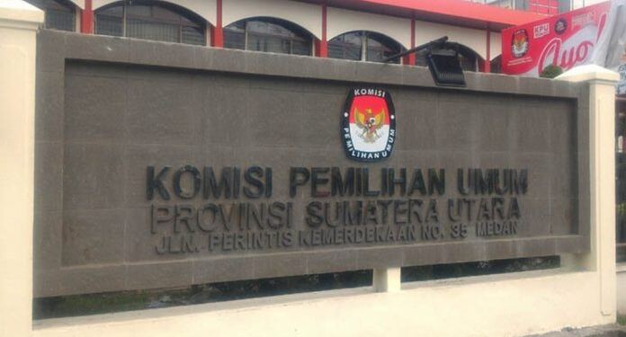 Kantor KPU Provinsi Sumatera Utara. (Foto/Doc)