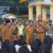 Pj Bupati Langkat Menemui Sekaligus Mendengarkan Keluhan Peserta Aksi Damai Forum P3K Guru 2023 Kab. Langkat. (Foto/Kominfo Langkat)